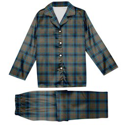 ScotsTee Shop Scottish Thompson Hunting Ancient Tartan Pajama Satin Velvet Flannel Pajama Set