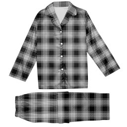 ScotsTee Shop Scottish YinYang Tartan Pajama Satin Velvet Flannel Pajama Set