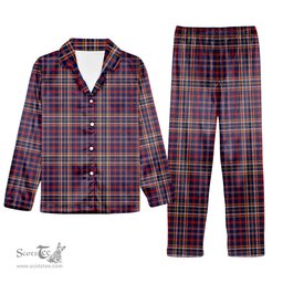 ScotsTee Shop Scottish YTL Tartan Pajama Satin Velvet Flannel Pajama Set