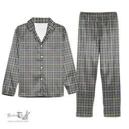 ScotsTee Shop Scottish Yamato International Tartan Pajama Satin Velvet Flannel Pajama Set