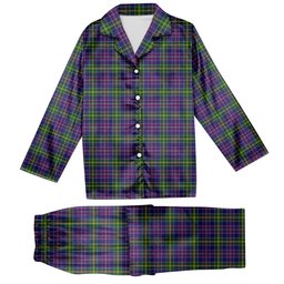 ScotsTee Shop Scottish Yule Tartan Pajama Satin Velvet Flannel Pajama Set