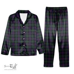 ScotsTee Shop Scottish Wilsons 230 Tartan Pajama Satin Velvet Flannel Pajama Set