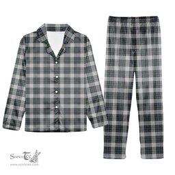 ScotsTee Shop Scottish Pritchard Tartan Pajama Satin Velvet Flannel Pajama Set