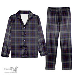ScotsTee Shop Scottish Yates Tartan Pajama Satin Velvet Flannel Pajama Set