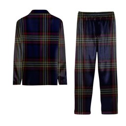 ScotsTee Shop Scottish York Regional Police Tartan Pajama Satin Velvet Flannel Pajama Set