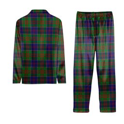 ScotsTee Shop Scottish Stewart of Appin Hunting Modern Tartan Pajama Satin Velvet Flannel Pajama Set