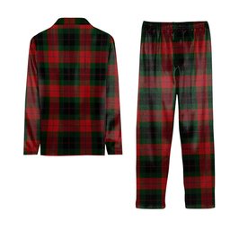 ScotsTee Shop Scottish Skene of Cromar Tartan Pajama Satin Velvet Flannel Pajama Set