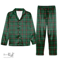 ScotsTee Shop Scottish Welsh National Tartan Pajama Satin Velvet Flannel Pajama Set
