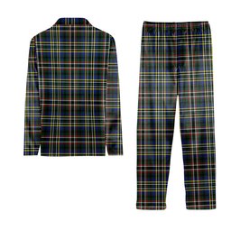 ScotsTee Shop Scottish Scott Green Modern Tartan Pajama Satin Velvet Flannel Pajama Set