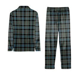ScotsTee Shop Scottish Ochterlonie VS 1 Tartan Pajama Satin Velvet Flannel Pajama Set