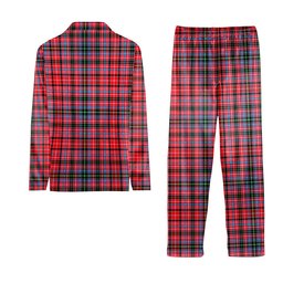 ScotsTee Shop Scottish Pitblado Tartan Pajama Satin Velvet Flannel Pajama Set