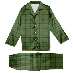 ScotsTee Shop Scottish Strachan Hunting Tartan Pajama Satin Velvet Flannel Pajama Set