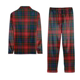 ScotsTee Shop Scottish Wilson Modern Tartan Tartan Pajama Satin Velvet Flannel Pajama Set