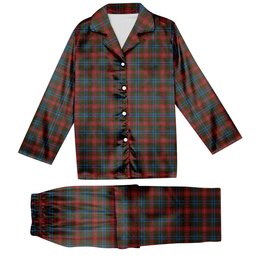 ScotsTee Shop Scottish Wilson Janet 2 Tartan Pajama Satin Velvet Flannel Pajama Set