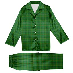 ScotsTee Shop Scottish Wexford County SC Tartan Pajama Satin Velvet Flannel Pajama Set