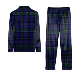 ScotsTee Shop Scottish Weir Tartan Pajama Satin Velvet Flannel Pajama Set