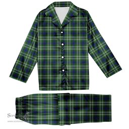 ScotsTee Shop Scottish Purves Tartan Pajama Satin Velvet Flannel Pajama Set