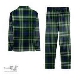 ScotsTee Shop Scottish Purves Tartan Pajama Satin Velvet Flannel Pajama Set