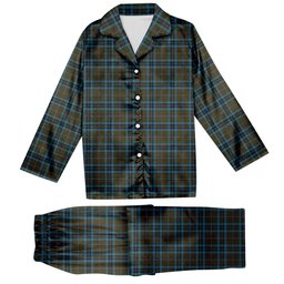 ScotsTee Shop Scottish Thompson Hunting Tartan Pajama Satin Velvet Flannel Pajama Set