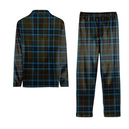 ScotsTee Shop Scottish Thompson Hunting Tartan Pajama Satin Velvet Flannel Pajama Set