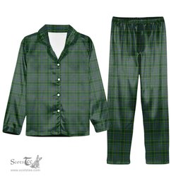 ScotsTee Shop Scottish Tait 2 Tartan Pajama Satin Velvet Flannel Pajama Set