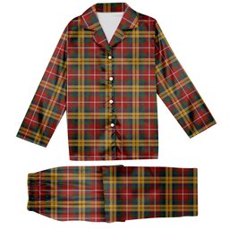 ScotsTee Shop Scottish Young Presidents Organisation Dress Tartan Pajama Satin Velvet Flannel Pajama Set