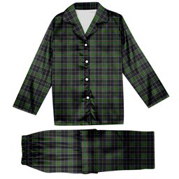 ScotsTee Shop Scottish Webster Tartan Pajama Satin Velvet Flannel Pajama Set