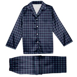 ScotsTee Shop Scottish Roberts of Wales Tartan Pajama Satin Velvet Flannel Pajama Set