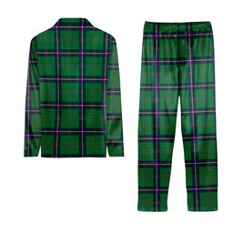 ScotsTee Shop Scottish Washington State Tartan Pajama Satin Velvet Flannel Pajama Set