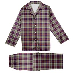 ScotsTee Shop Scottish Walker Dress Tartan Pajama Satin Velvet Flannel Pajama Set
