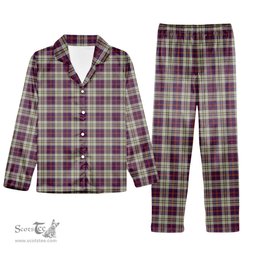 ScotsTee Shop Scottish Walker Dress Tartan Pajama Satin Velvet Flannel Pajama Set