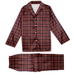 ScotsTee Shop Scottish Ogilvy Tartan Pajama Satin Velvet Flannel Pajama Set