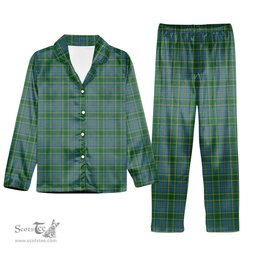 ScotsTee Shop Scottish Taylor Ancient Tartan Pajama Satin Velvet Flannel Pajama Set