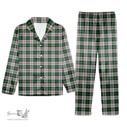 ScotsTee Shop Scottish Ross Arisaid Tartan Pajama Satin Velvet Flannel Pajama Set