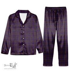 ScotsTee Shop Scottish Phillips Tartan Pajama Satin Velvet Flannel Pajama Set