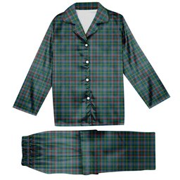 ScotsTee Shop Scottish Penman Tartan Pajama Satin Velvet Flannel Pajama Set