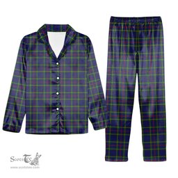 ScotsTee Shop Scottish Wheadon Tartan Pajama Satin Velvet Flannel Pajama Set