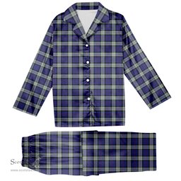 ScotsTee Shop Scottish Sinclair Dress Dance Tartan Pajama Satin Velvet Flannel Pajama Set