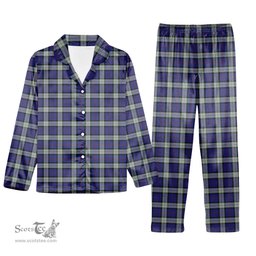ScotsTee Shop Scottish Sinclair Dress Dance Tartan Pajama Satin Velvet Flannel Pajama Set