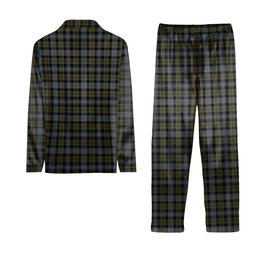 ScotsTee Shop Scottish Robertson Hunting #2 Ancient Tartan Pajama Satin Velvet Flannel Pajama Set