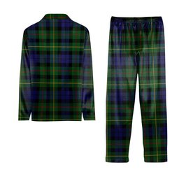 ScotsTee Shop Scottish Rollo Tartan Pajama Satin Velvet Flannel Pajama Set
