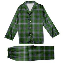 ScotsTee Shop Scottish Pringle Tartan Pajama Satin Velvet Flannel Pajama Set