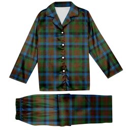 ScotsTee Shop Scottish Tennant 2 Tartan Pajama Satin Velvet Flannel Pajama Set