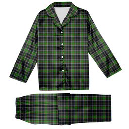 ScotsTee Shop Scottish Webster SC Tartan Pajama Satin Velvet Flannel Pajama Set