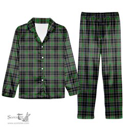 ScotsTee Shop Scottish Webster SC Tartan Pajama Satin Velvet Flannel Pajama Set