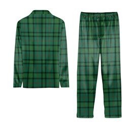 ScotsTee Shop Scottish Ross Hunting Ancient Tartan Pajama Satin Velvet Flannel Pajama Set