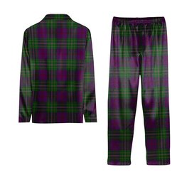 ScotsTee Shop Scottish Singh Tartan Pajama Satin Velvet Flannel Pajama Set