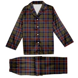 ScotsTee Shop Scottish Ruxton Tartan Pajama Satin Velvet Flannel Pajama Set