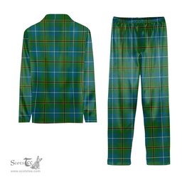 ScotsTee Shop Scottish Turnbull Hunting Ancient Clan Tartan Pajama Satin Velvet Flannel Pajama Set