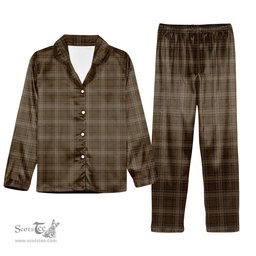 ScotsTee Shop Scottish Yarrow Tartan Pajama Satin Velvet Flannel Pajama Set